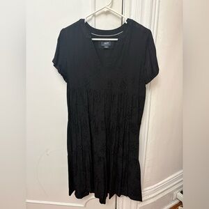 Maeve Black Midi Dress